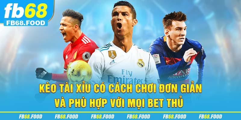 Kèo Tài Xỉu có cách chơi đơn giản và phù hợp với mọi bet thủ